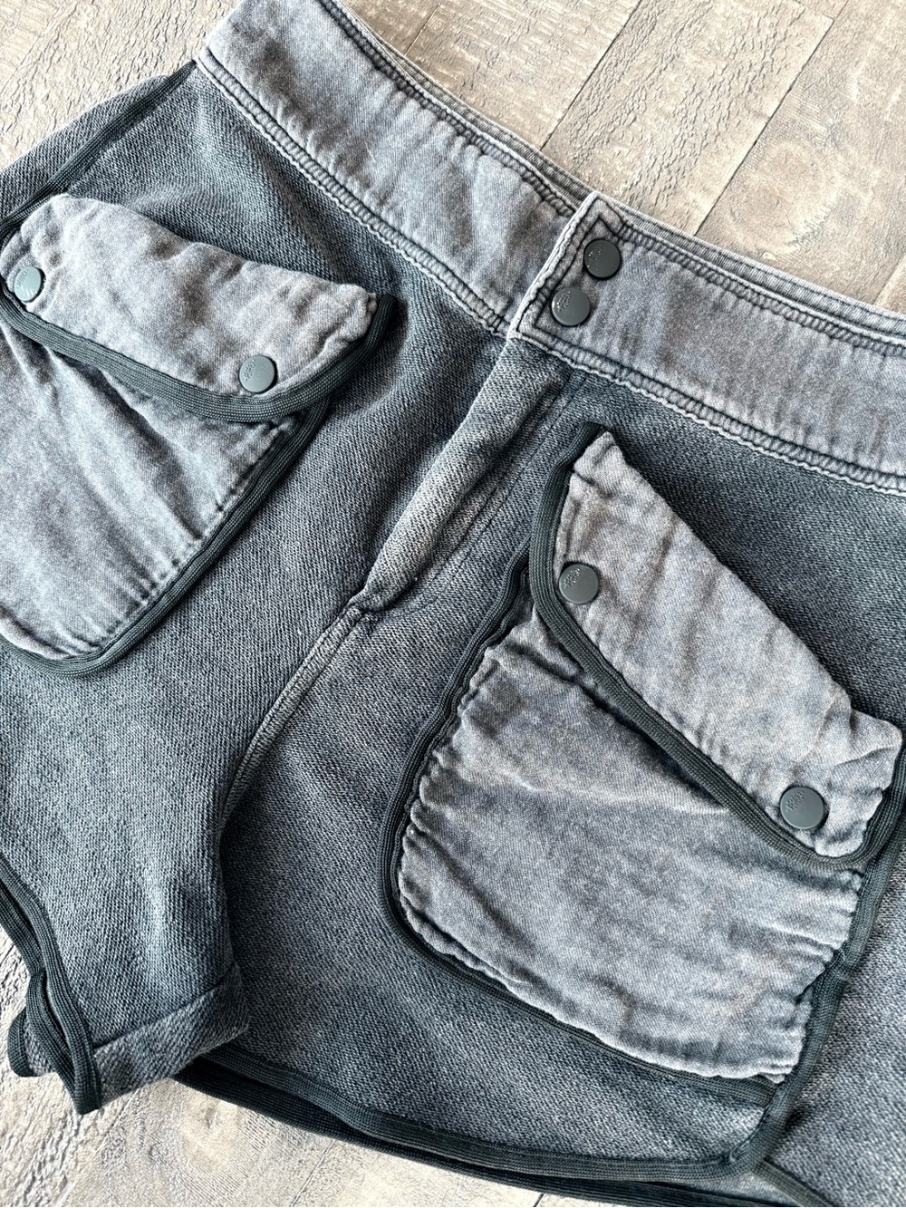 Free People FP Movement Timko Shorts Black Cargo Utility Hiking Small S - Picture 5 of 10